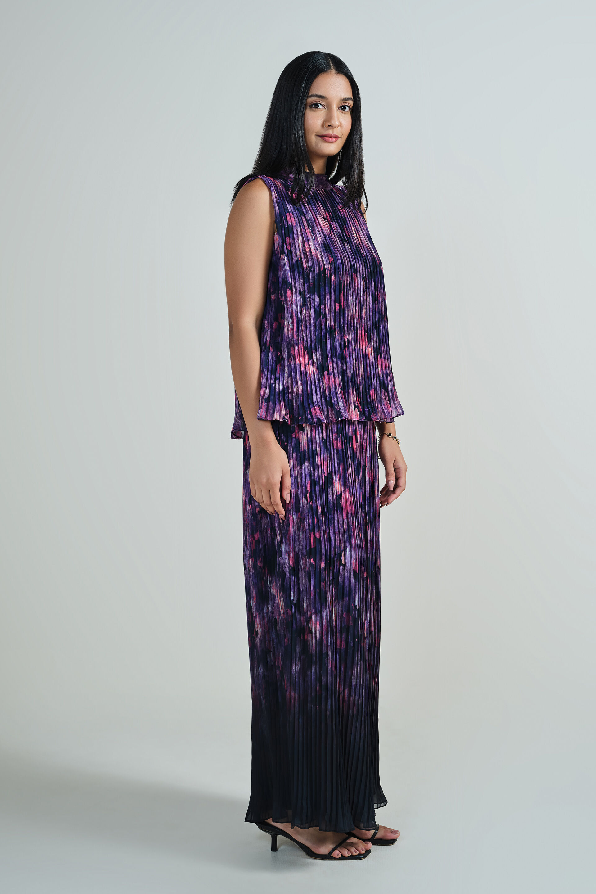 Dancing Shadows Co-ord Set, Purple, image 2